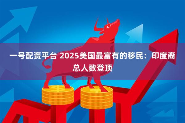 一号配资平台 2025美国最富有的移民：印度裔总人数登顶